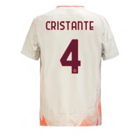 Muški Nogometni Dres AS Roma Bryan Cristante #4 Gostujuci 2024-25 Kratak Rukav